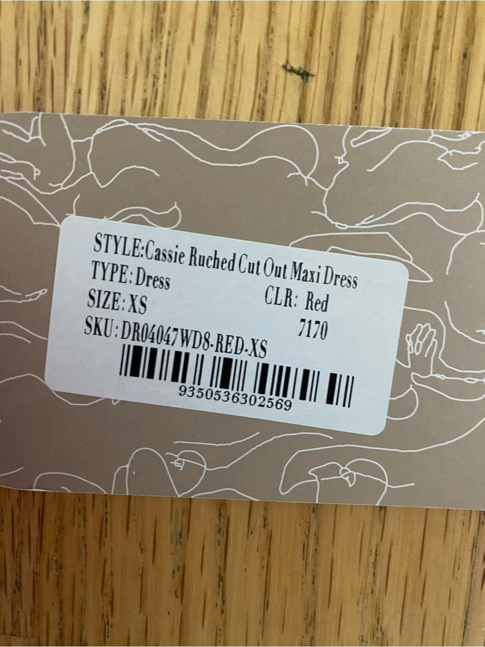 Meshki Red Satin Lace-Up Cutout Slip Dress